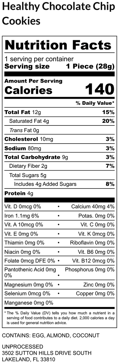 Best Healthy Chocolate Chip Cookies