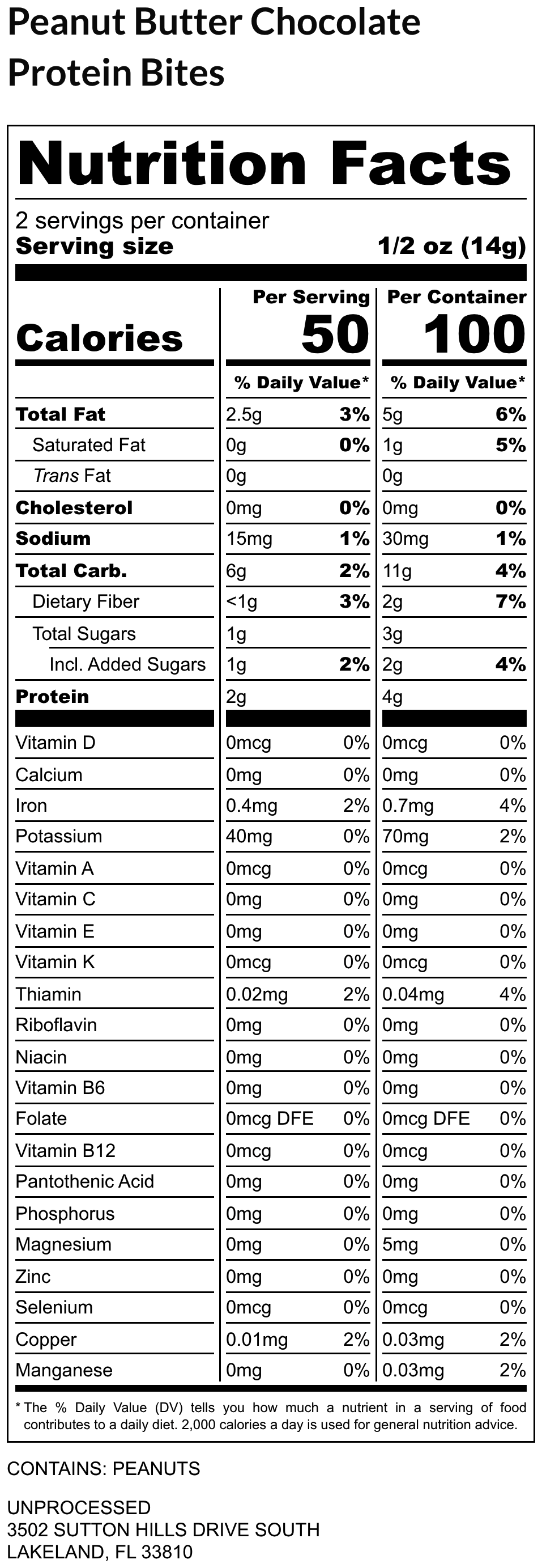 Peanut Butter Chocolate Protein Bites